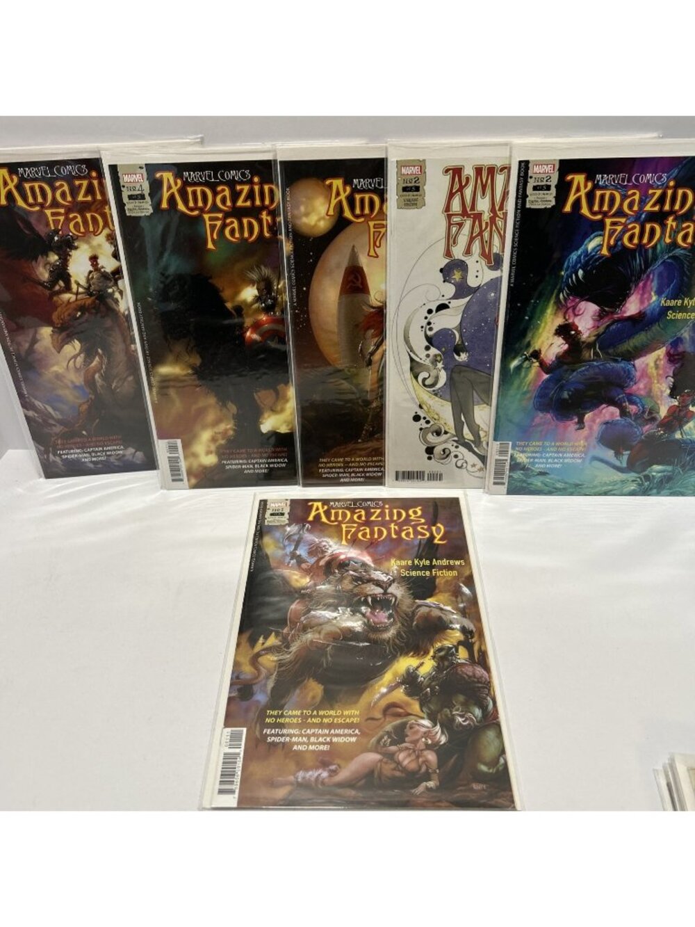 Amazing Fantasy #1-5  Andrews VF/NM Marvel Science Fiction MCU Comics Comic Book
